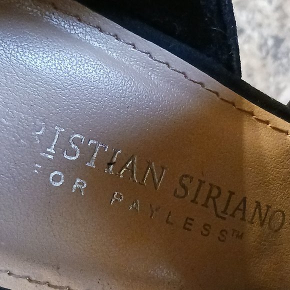 Christian Sariano Black Faux Suede Imma Shootie Bootie Size 9.5 - Picture 11 of 13